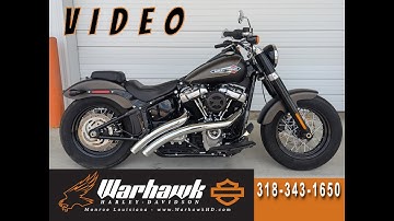 super clean 2021. Harley Davidson Softail slim River Rock gray denim black denim for sale
