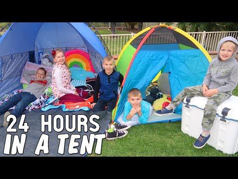 24 Hours in a Tent Challenge!