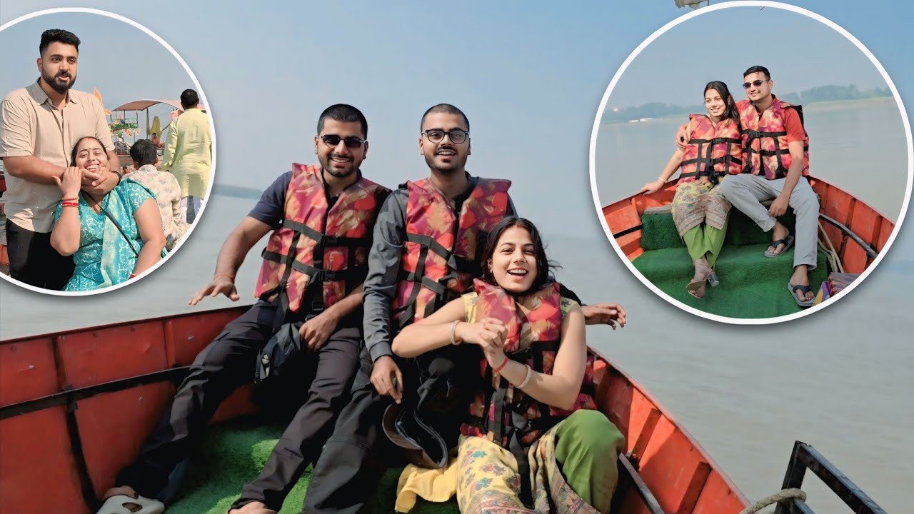 सरयू जी में Boating का मजे लिए 😍 #anandkavlogs #bestmoments 