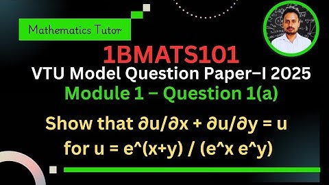 Partial differentiation engineering mathematics | Calculus |