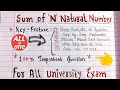 Calculate Sum of N Natural Numbers Using While  Loop in C | Code Hacker