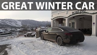 Mercedes EQS 580 4Matic Geilo winter test