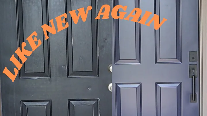 Simple Weekend Project-Repair and Paint Your Entry Door