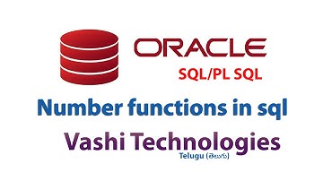 NUMBER FUNCTIONS in sql || number functions in Oracle