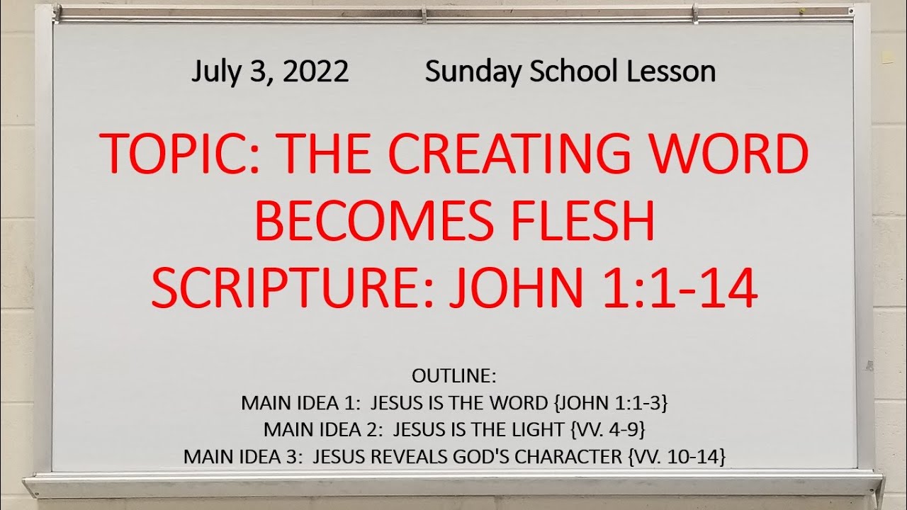 First Baptist Church Denbigh Sunday School Lesson MeaningKosh