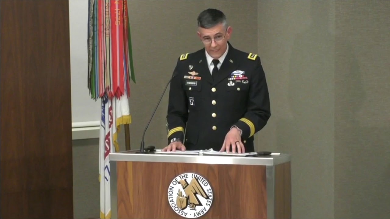 Ilw Rogers Forum Presents Gen Stephen Townsend Tradoc Youtube