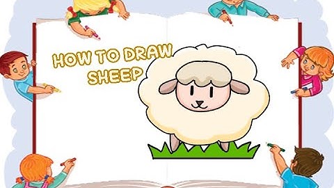 HOW TO DRAW SHEEP | ANIMAL PHOTOSHOP DRAWING | EASY DRAWING STEP BY STEP TUTORIAL