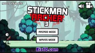 Stickman Archer 3 - Game Walkthrough  Kiz10.com screenshot 1