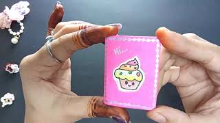How to make paper mini notebook | Origami Paper Sticker book | Easy DIY Crafts | Craft Hunt