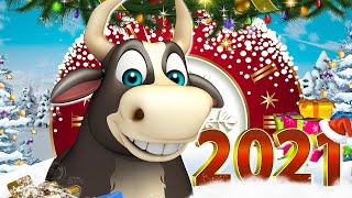 С НОВЫМ ГОДОМ 2021.🍾 Новогоднее поздравление. Встречаем год быка 🐂