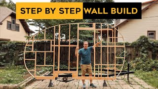 BUILDING A VINTAGE CAMPER WALL  step by step diy