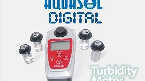 AQUASOL DIGITAL - How to use Turbidity Meter