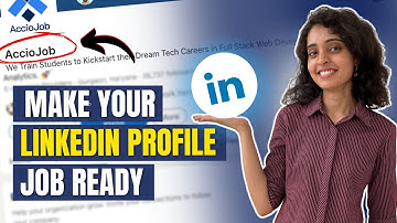 Make Your @LinkedIn  Profile Job Ready | AccioJob | Placement Hacks | Freshers Jobs
