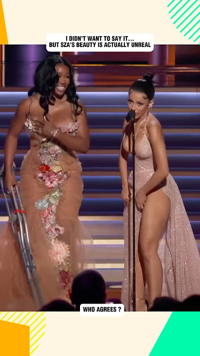Grammys Chaos: Doja Cat and SZA’s Explosive Moment Caught on Camera #sza #dojacat #shorts