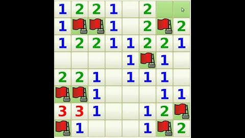 Ubuntu Mine Sweeper: 16 Seconds easy mode