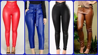 Soo Gorgeous and demanding leather pants outfits ideas for women