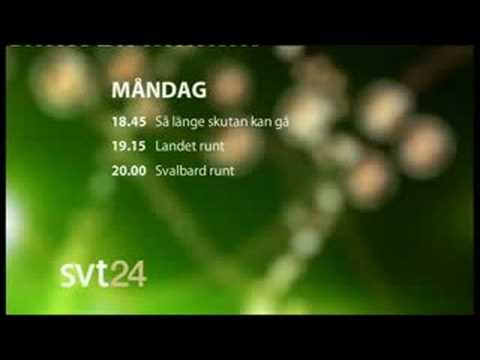 SVT24 har ocksÃ¥ fÃ¥tt en ny logotyp, men man man behÃ¶ll de gamla vinjetterna och bytte helt enkelt ut logotypen. SVT24 has also got a new logo, but they kept the old idents.