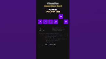 visualize Insertion Sort | #shorts #coding #html5css3 #learnhtml5andcss3 #webdevelopment #learnweb