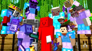 Minecraft Speedrunner VS 7 Hunters FINALE REMATCH