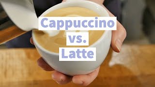 Cappuccino vs  Latte and How They’re Different