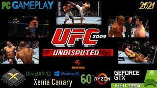 XENIA UFC 2009 Undisputed PC Gameplay | Xenia Canary | Playable | Xbox 360  Emulator | 2021 - YouTube
