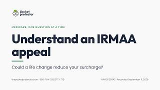 Information IRMAA Appeal | The Pocket Protector News