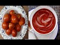 Tomato ketchup at hometomato
