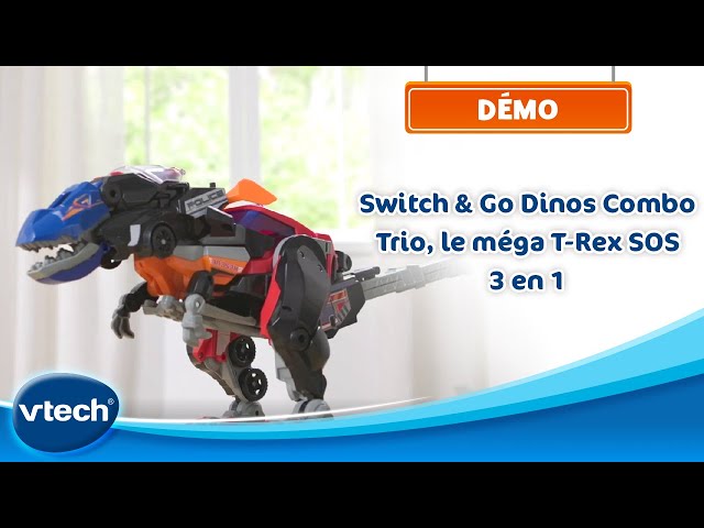 Switch & Go Dinos Combo - Trio, le méga T-Rex SOS 3 en 1
