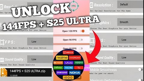 Unlock 120fps Android + Snapdragon 888 No-Root 100% Working | Max FPS Fix Lag - No Root