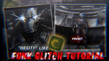 Hesity Like Funk Glitch tutorial in ✅| Alight Motion  !! +preset (@saucreation) 