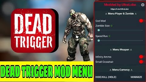 Dead_trigger mod menu || Dead trigger mod apk