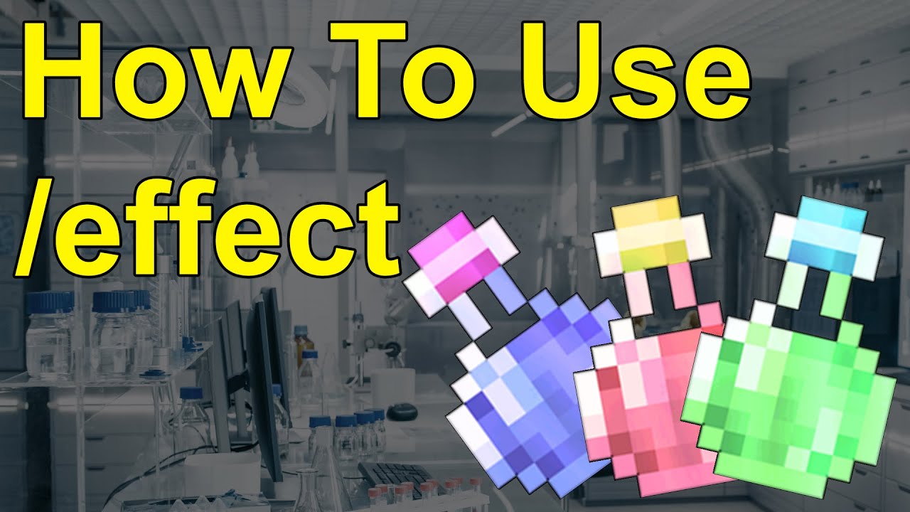 How To Use /effect in Minecraft - YouTube