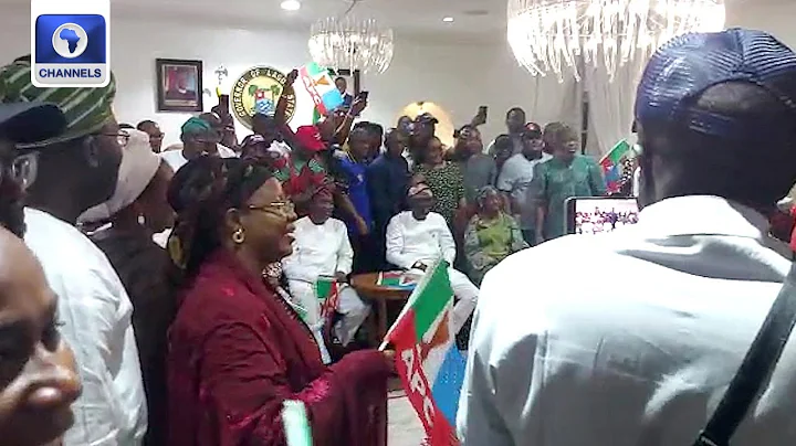 Supporters Jubilate Moment Sanwo-Olu Was Declared Winner Of Lagos Governorship Election