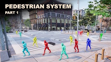 Unreal Pedestrian System - part 1