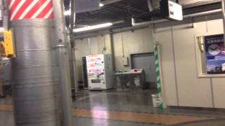 あけぼの発車シーン 車内より