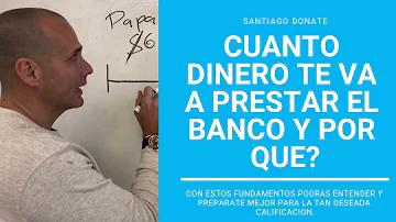 ¿Cuánto es lo máximo que te puede prestar el banco?