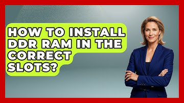 How To Install DDR RAM In The Correct Slots? - The Hardware Hub