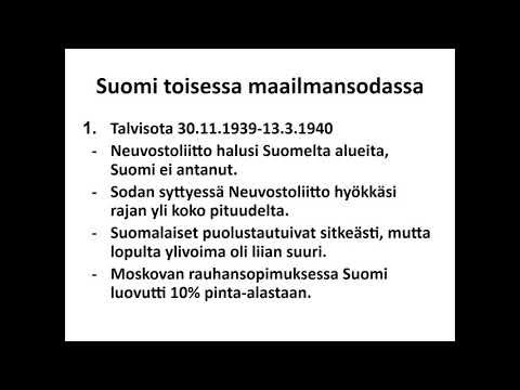 Suomi toisessa maailmansodassa pidempi