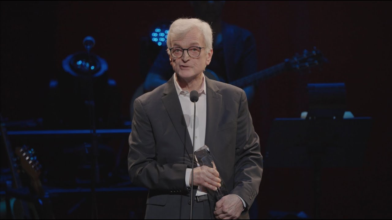 Frank Davies inducts Gino Vannelli into the Canadian Songwriters Hall of Fame