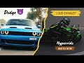 Dodge challenger challenge me  z900 vs zx10r vs dodge