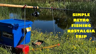 Simple Retro Fishing Nostalgia Trip - Roach and perch waggler fishing