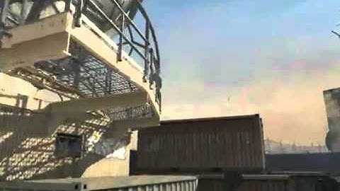 Mw3- Across map throwing knife on dome