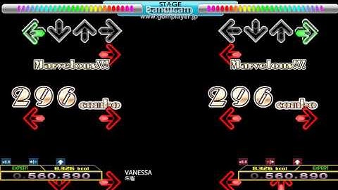 【DDR】VANESSA Single Expert Left＋Right【譜面確認】