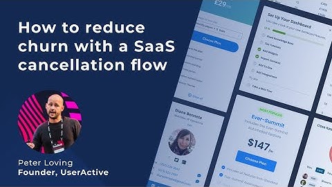 Workshop: How to reduce churn with a SaaS cancellation flow