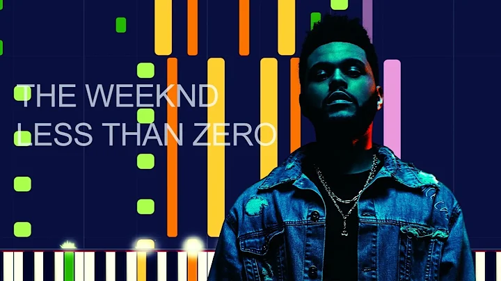 The Weeknd - LESS THAN ZERO (PRO MIDI FILE REMAKE) - "in the style of"
