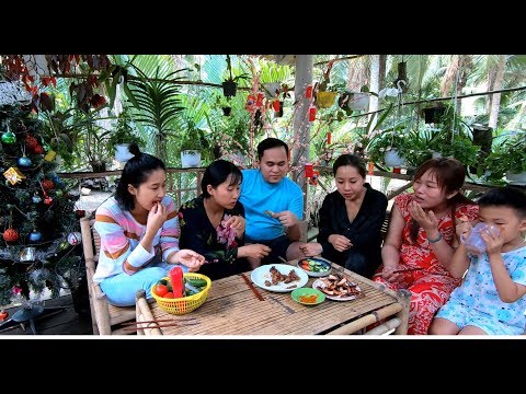 Ăn Món Nướng CAY LE LƯỠI - Hương Vị Đồng Quê - Bến Tre - Miền Tây