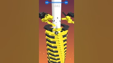 stack ball game||stcak ball gameplay|level143|stack ball ad|stack ball android#shorts#youtube#game