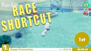 Lake Kingdom Regular Cup Race shortcut - Lake Kingdom Moon 32, Super Mario Odyssey