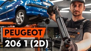 Montering af Fjäderben PEUGEOT 206 CC (2D): gratis video