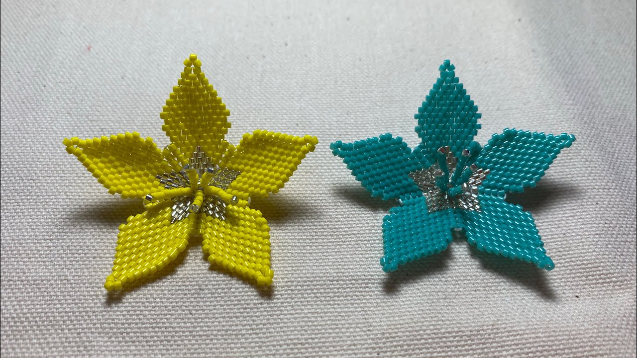 Cómo hacer flores en miyuki!